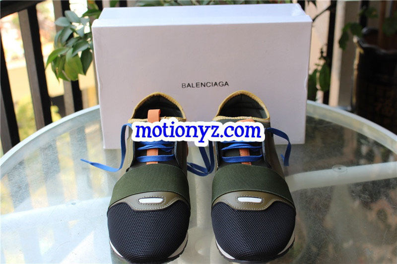 Balenciaga Race Runner Sneaker Black Brown